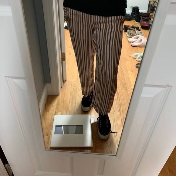 Italian Striped Pants with side tie - Picture 3 of 4